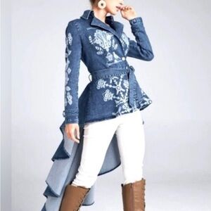 Venus Embroidered Denim Jacket